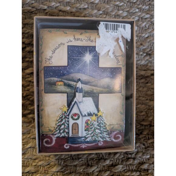 Christmas Tree Shops Church Christmas Cards 20 Cards & Envelopes - 6” X 8” New! - Picture 1 of 8